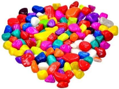 Creative Farmer 1Kg Colorful Multi-Colored Pebbles/Gravels/Stone, for Home/Office/Garden Décor Pebbles for Garden Pots & All Purpose Pack (B0828473SG) Amazon Price History, Amazon Price Tracker
