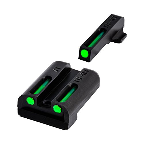 TRUGLO TG131ST1 TFO Brite-Site Series, Sig #8 Front/ #8 Rear, Green Rear Sight, One Size