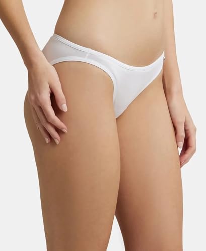 Image of Jockey SS02 Women Super Combed Cotton Elastane Stretch Low Waist Bikini