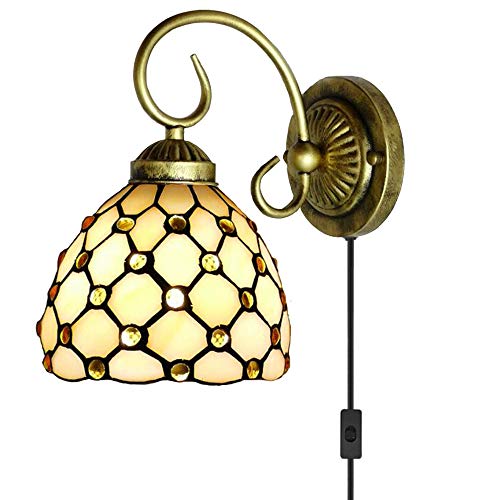 Image of Kiven Plug-in Style Wall Lamp 5.9 in Wide