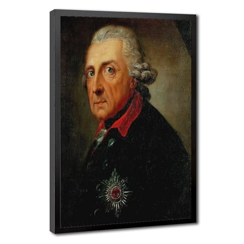 Portrait de Frederick le Grand impression sur toile cadre suspendu 61x91 cm salon