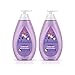 Johnson's Hypoallergenic Bedtime Baby Bubble Bath Wash with NaturalCalm Aromas, Twin Pack, 2 x 27.1 fl. oz