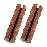 OSALADI Hitzebeständige Holzgriff Isolierung für Gusseisenpfannen BBQ Grillzubehör für Outdoor Camping Vielseitige Pfannengriffe Schutz für Gaskocher und Grill