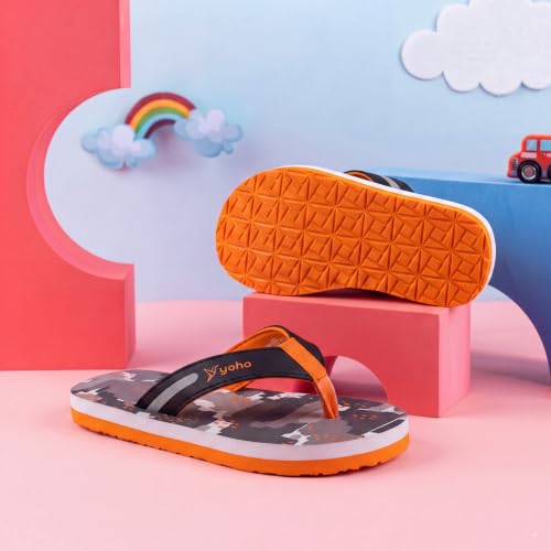 Image of YOHO Motion Slippers for Kids | Comfortable Monsoon Rainy FlipFlop | Easy to clean Footwear for Boys & Girls