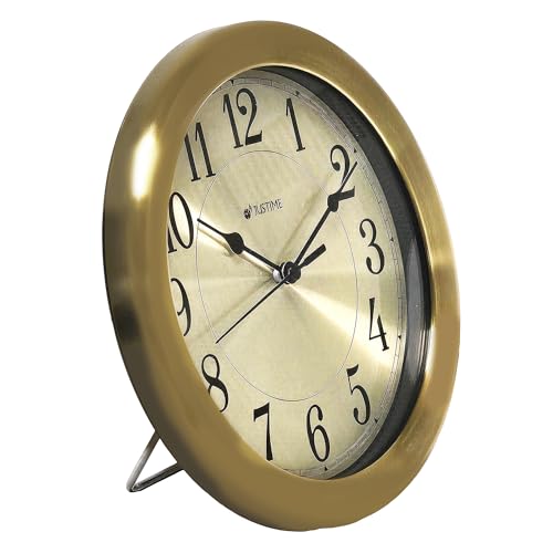 Horloge murale résistant à l'eau JUSTIME en bronze brossé - 4