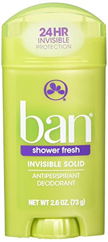 Desodorante sólido invisible Ban Shower Fresh 2.6 oz miniatura 1