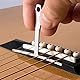 Universal Guitar Gauge Tool, 9-tlg. Gitarren-Unterziehradiusmesser für die Reparatur und Wartung von Gitarren Radius Gauge Guitar Zubehör Für Musikinstrumente