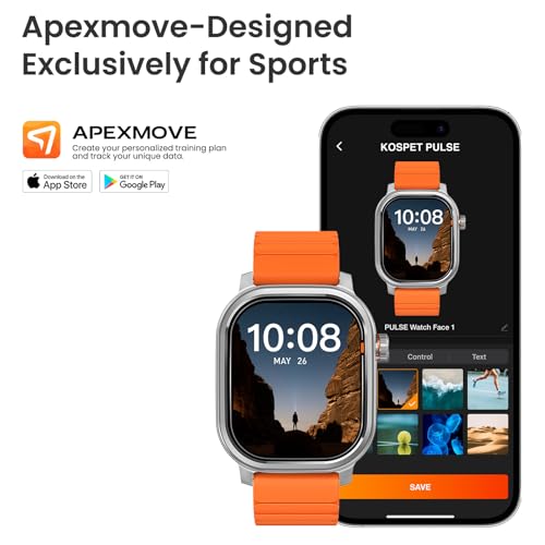 KOSPET Pulse Smart Watch, 1.96" AMOLED Display, 25-Day Battery, Android/iOS - image 5