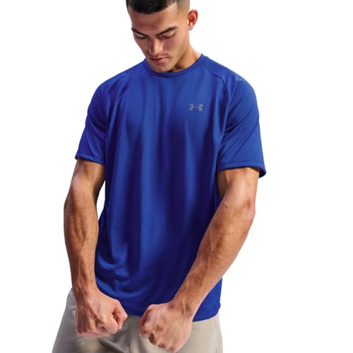 Image of Under Armour Men's Polyester Solid UA Tech 2.0 SS Short Sleeve Tee | 1326413-001