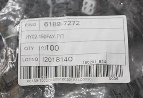 100pcs Sheath 6189-7272 61897272 Connector 4-Hole