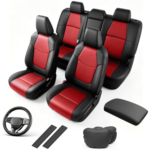 Image of AOMSAZTO Seat Covers for Toyota Corolla Cross 2022-2026 Custom Fit Full Set