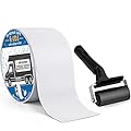 E-SDS RV Roof Tape 4" x50' with Rubber Roller, RV Tape Sealant Waterproof for Roof Repair, Window, Boat Sealing, Trailer and Camper Leaks