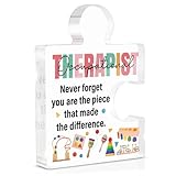 Occupational Therapy Gifts for Women Men Therapist, Appreciation Thank You Gifts for Occupational Therapist OT Acrylic Puzzle Plaque Sign Office Desk Decor