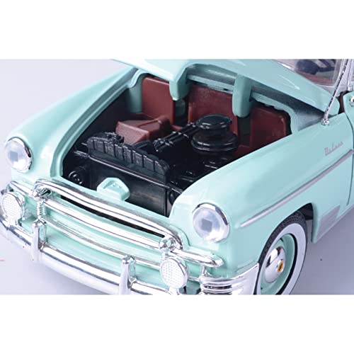 1950 Chevy Bel Air verde a escala 1:24 miniatura 7