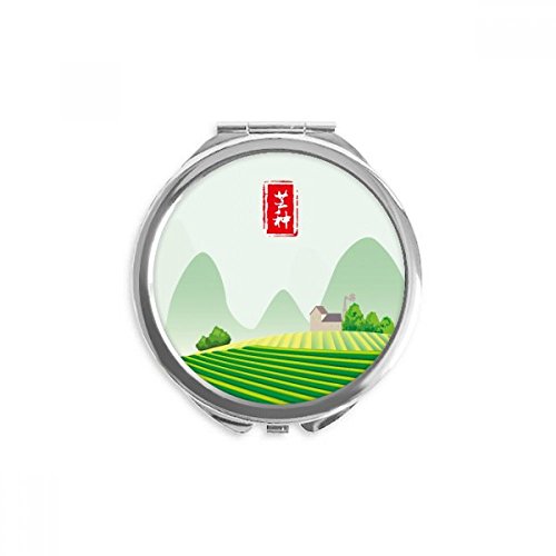 Miroir solaire ronde de maquillage dans votre sac pour retouches express