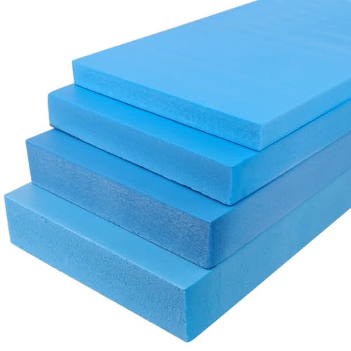 1Pack High Density Blue Foam Block for Model Building/Sculpture/DIY Craft Project,Smooth Craft XPS Foam Board Sheet (20 * 30 * 2cm)