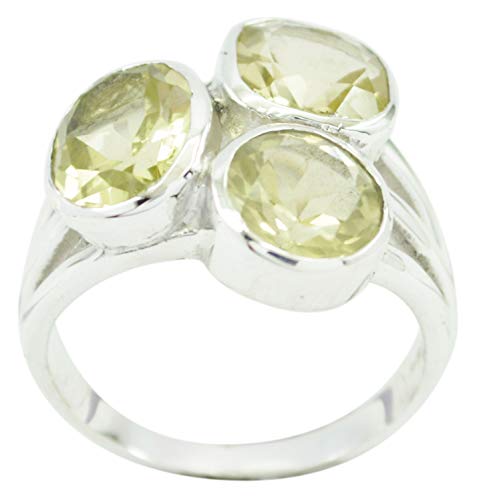 Bague en argent sterling 925 jaune authentique et élégante
