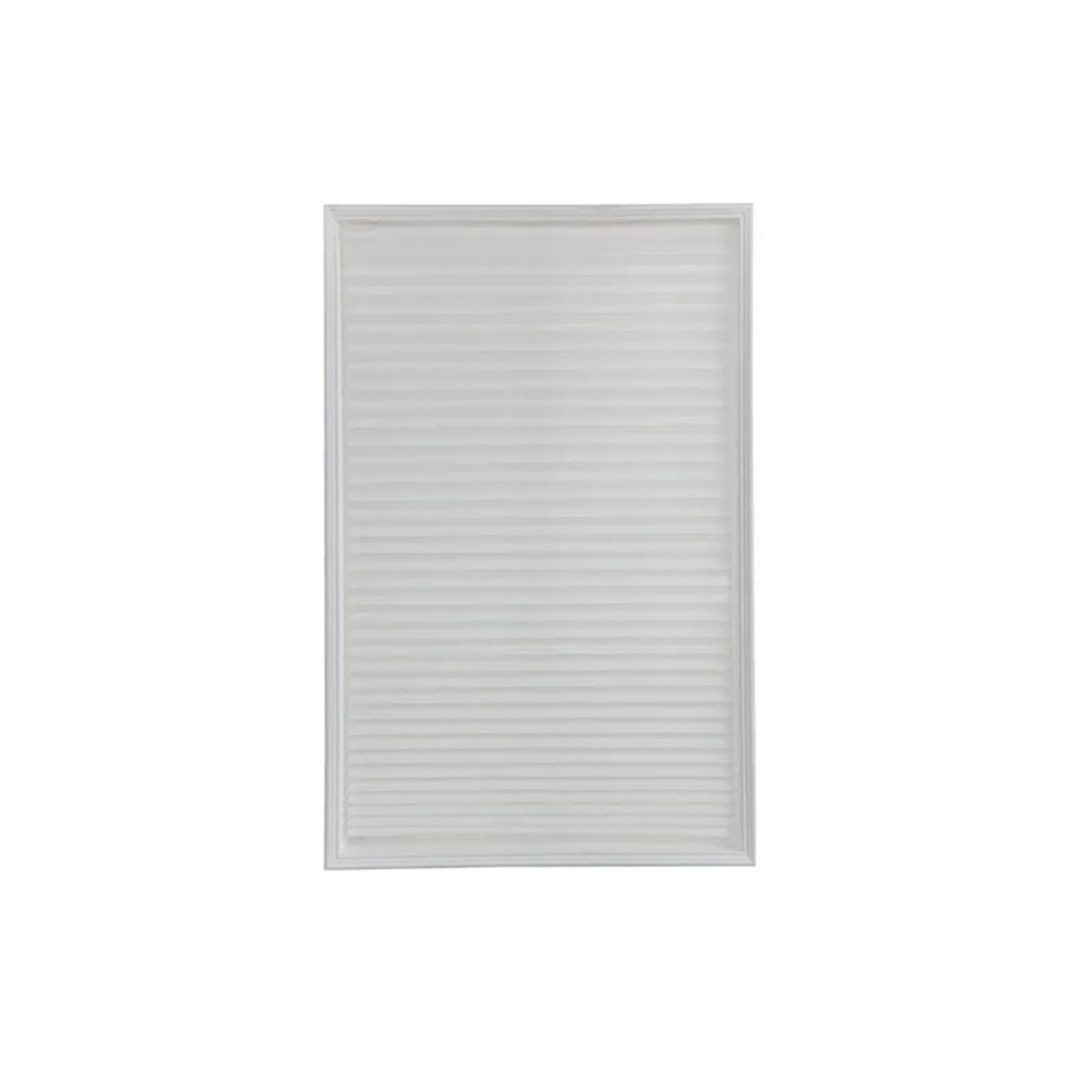 Self adhesive blinds Self-Adhesive Pleated Blinds Half Blackout Window Curtains For Kitchen Bathroom Balcony Shades For Coffee/Office for windows(White,60x180cm)