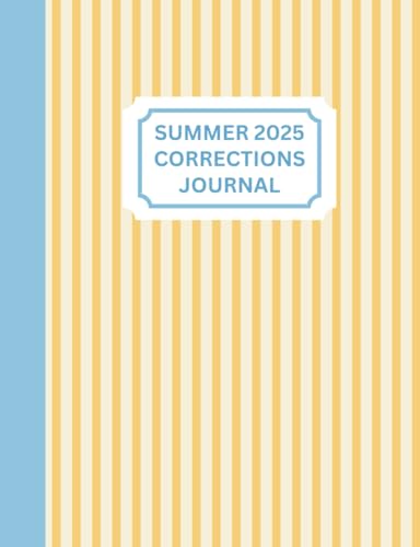 The Ballet Dancer’s Summer Intensive Journal: Elegant Yellow Stripes: Track Corrections, Set Goals, and Elevate Your Training