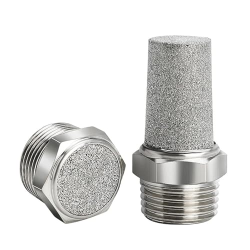 Accesorios de rosca neumática con silenciador de acero inoxidable 304 de 1/2 pulgada BT-M5