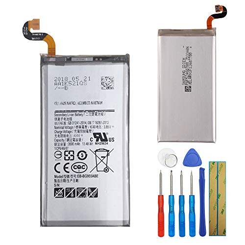 E-YIIVIIL Replacement Battery Compatible with Samsang Galaxy S8+ S8 Plus EB-BG955ABE SM-G9550 SM-G955D SM-G955F SM-G955J SM-G955N SM-G955U Internal Battery + Tools