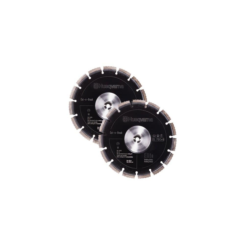 DISQUES DIAMANTES HUSQVARNA POUR CUT-N-BREAK EL 10 CNB (JEU DE 2 DISQUES)- 597807901