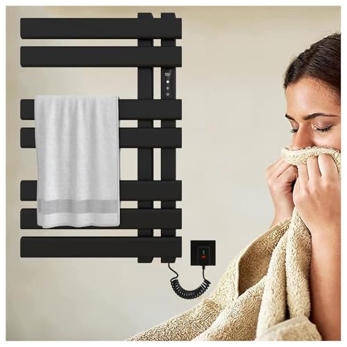 Toallero eléctrico para baño ideal para mañanas de invierno cálidas