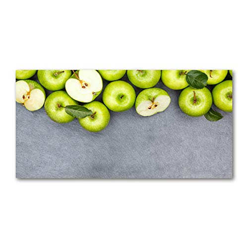 Tirages sur toile de pommes vertes Tulup en format 120x60 cm pour cuisine