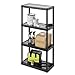 Gracious Living 4 Shelf Fixed Height Solid Light Duty Storage Unit 12 x 24 x 48