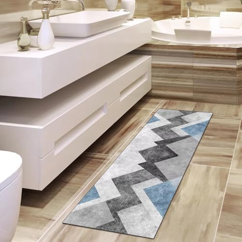 Alfombra moderna de poliéster para pasillos y cocinas activas 60x120 4