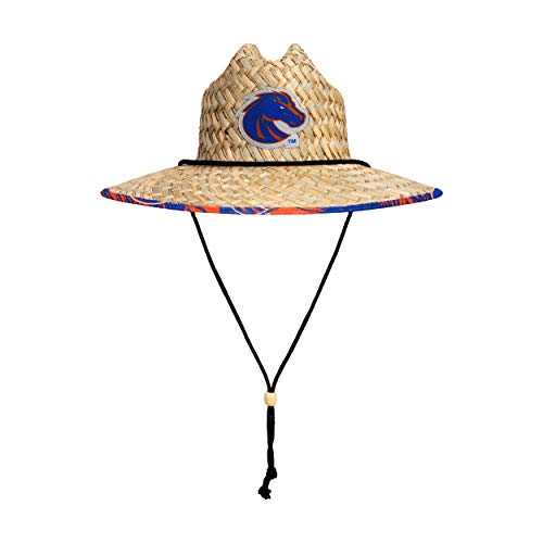 Image of FOCO Men's NCAA College Team Logo Floral Straw Sun Hat