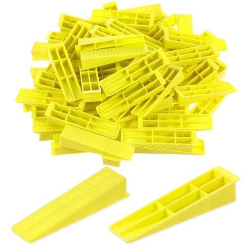 Tile Leveling System Wedges, 300pcs Reusable Tile Leveler Wedges for 1/8