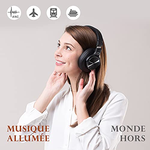 Srhythm-NC-75-Pro-Casque-Audio-sans-Fil-Bluetooth-V50-a-Reduction-de-Bruit-Active-Jusqua-40H-Casque-Supra-Aural-CVC80-MicrophoneCharge-Rapide-Oreillette-Haute-Fidelite