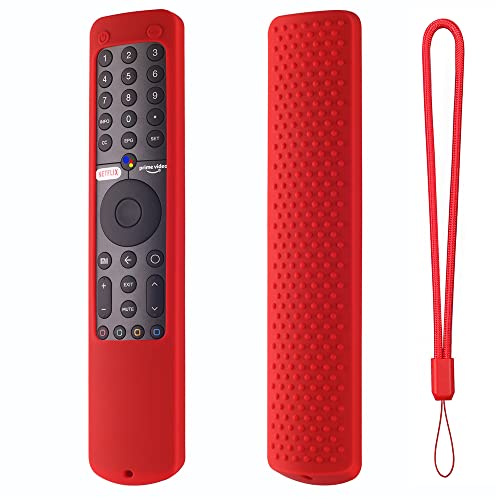 Custodia telecomando Cover per Xiaomi - Mi TV P1 50 43 P1E Q1 75 Q1E 55 XMRM-19 protettiva silicone per vocale Bluetooth rosso