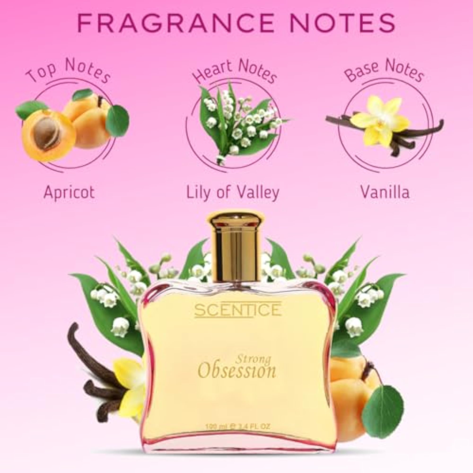 Women's Strong Obsession Premium Long Lasting Perfume 100ml