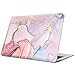 Produktbild Fintie Hülle Kompatibel mit MacBook Air 13 (2018-2021 Freisetzung) A2337(M1)/A2179/A1932, Ultradünne Glatt Hartschale Schutzhülle Snap Case Kompatibel mit MacBook Air 13" Retina, Marmor Rosa/Gold