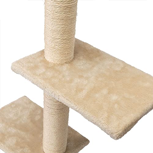 Set de Muebles Para Gatos Montados en Pared con Rascador miniatura 5