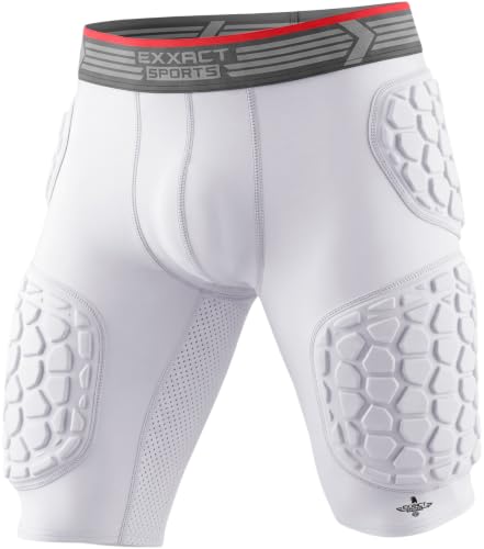 Exxact Sports Elite 5-Pad Adult Football Girdle...