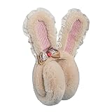 Winter Plüsch Ohrenwärmer kinder mädchen Weiche Flauschige Ohrenschützer Jungen warm faltbar Kopfbedeckungen Winter Accessoire Warmer Earmuffs Cartoon Katzeohren Ohrenschutz