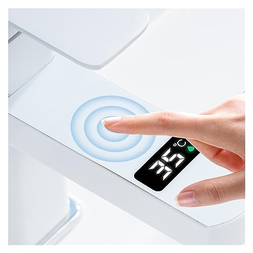 Robinet tactile numérique LED au design noir moderne et format compact - 4