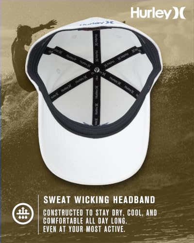 Image of Hurley Men's Caps - One & Only Flexfit Baseball Cap - Fitted Hats for Men (S-XL)