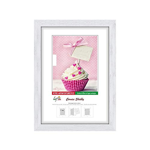 Lupia Marco Shabby Color Blanco, 35 x 50 cm, Talla única,