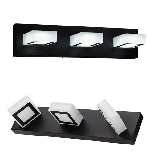 Applique LED a 3 Luci, Lampada da Parete Moderna in Acciaio Inox Resistente e Antiruggine, Ideale per Illuminare con Stile Ogni Ambiente della Casa come Soggiorno, Camera da Letto e Corridoio