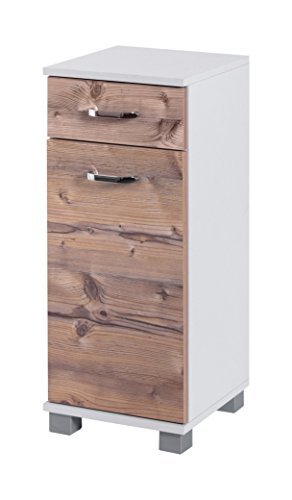 Schildmeyer Unterschrank Casa | In Weiß und Silberfichte | 30.3 x 75.3 x 32.6 cm - Casa Schildmeyer Unterschrank Casa | In Weiß und Silberfichte | 30.3 x 75.3 x 32.6 cm