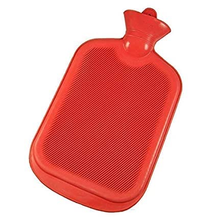 krupanidhi Rubber Hot Water Bag, Hot Bag, Heating Pad, Hot Water Bag for Pain Relief, Period Pain, Hot Water Bottle, Rubber Bottle (Multicolor, 1500 ml) 4