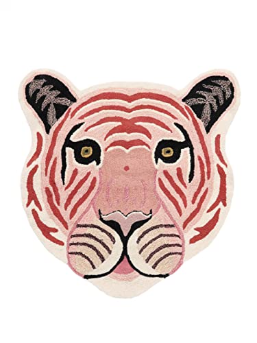 RugVista, Me Tiger, Kinderzimmer Teppich, 100 x 100 cm, Kinderteppich für Kinder, Spielteppich für...