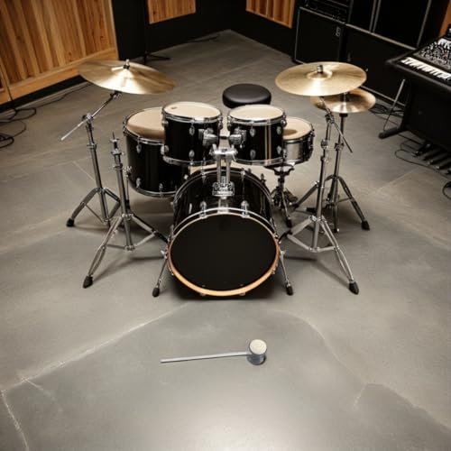 4 piezas de mazos para pedal de batería con cabeza de fieltro miniatura 4