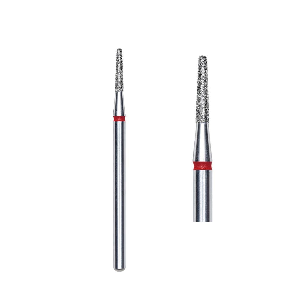 STALEKS PRO Set of 3 Diamond Nail Drill Bits 8 x 1.8 mm Manicure Pedicure Round Tip Shape (Fine Grit), Metallic Silver, Grano Fino - Image 3
