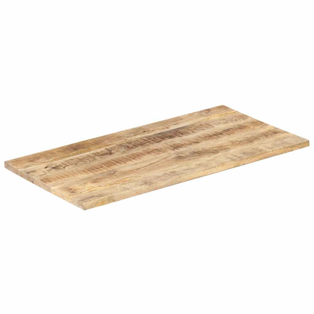Mesa de madera maciza mango 25-27 mm 100x60 cm mesa industrial mesa de comedor rústica