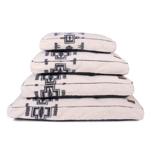 Pendleton Harding Tonal Berber Napper Dog Bed in Natural XL